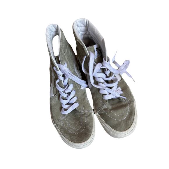 Vans Green Suede High Tops Eco Dry | 7.5M/9W - Picture 4 of 6